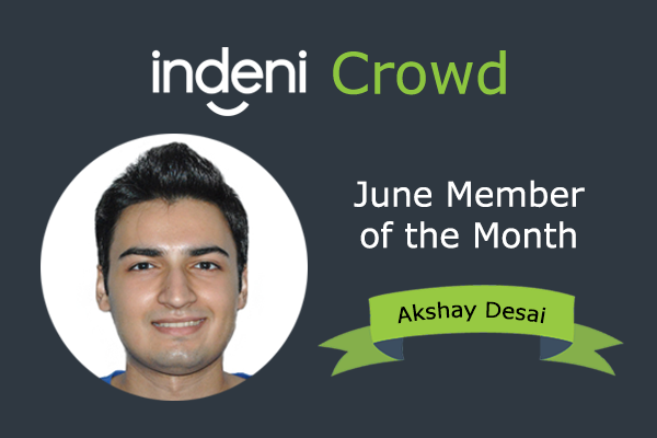 member of the month, june, indeni crowd